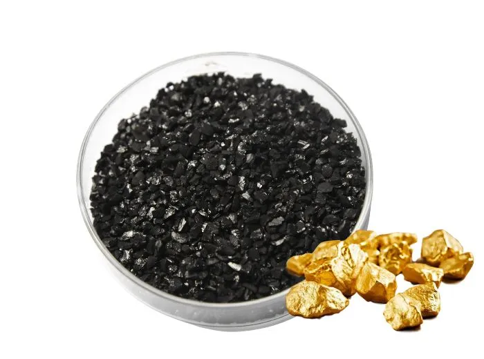 Charbon actif à base de coques de noix de coco pour l'extraction et la récupération de l'or