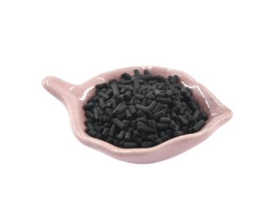 Charbon actif extrude en coquille de noix de coco pour la recuperation de lor