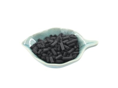 Charbon actif extrude pour la desulfuration et la denitrification