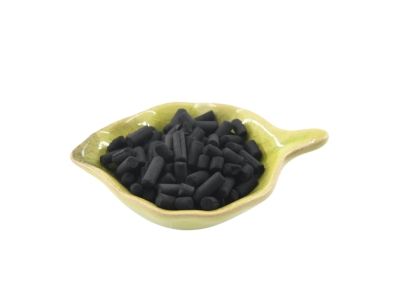 Charbon actif impregne pour la desulfuration et la denitrification