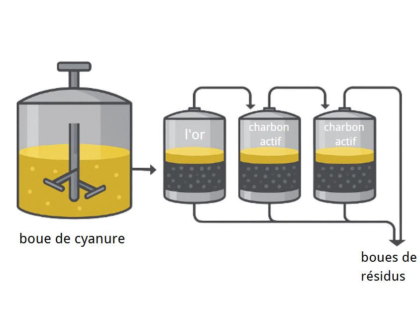 Procede CIPCharbon en pulpe