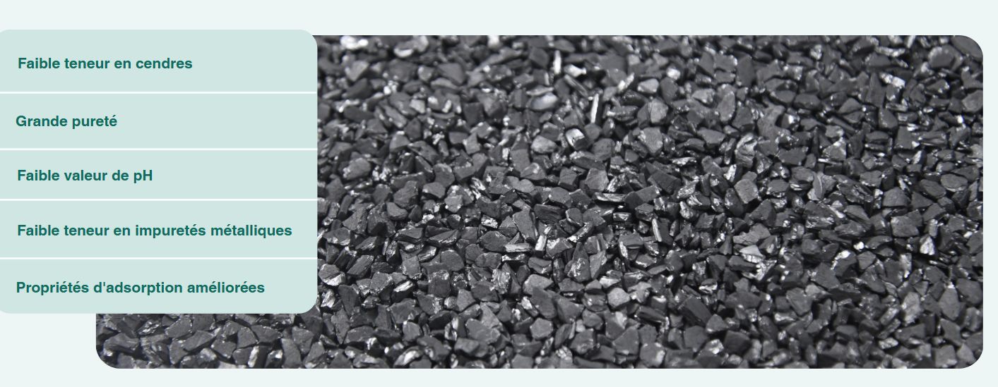 charbon actif lave a lacide